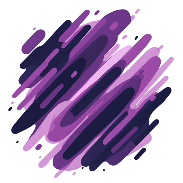 Free transparent PNG: Dynamic Geometric Shapes Clipart in Purple, Violet, and Black