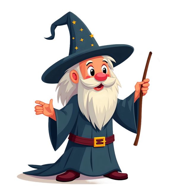 Free transparent PNG: Wizard with Star  Magical Clipart, free downloadable png
