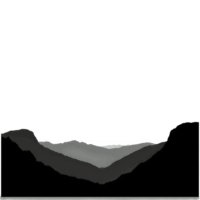 Free transparent PNG: Valley Landscape Transparent PNG Background for Nature Art and Design