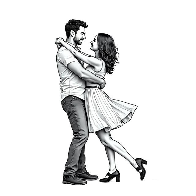Free transparent PNG: Couple Dancing Together PNG Clipart  Perfect for Love and Celebrations