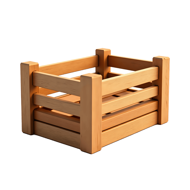 Free transparent PNG: Wooden Crate PNG  Perfect for Storage, Packaging  Decor