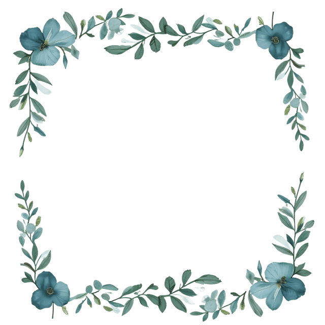 Free transparent PNG: Elegant TransparentPNG Border Design with Symmetrical Shape Illustrations