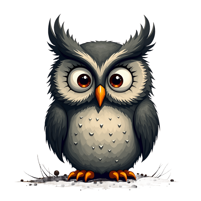 Free transparent PNG: Scared Owl  Nature Clipart, free transparent png download