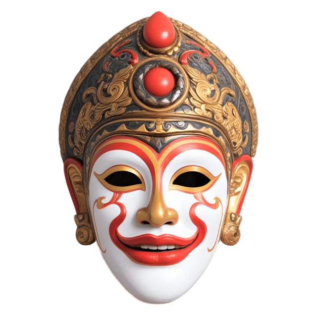 Free transparent PNG: Bali Mask PNG Transparent Background for Art and Craft Projects
