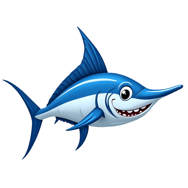 Free transparent PNG: Marlin Fish PNG  Underwater Life Clipart for School Projects  Decor