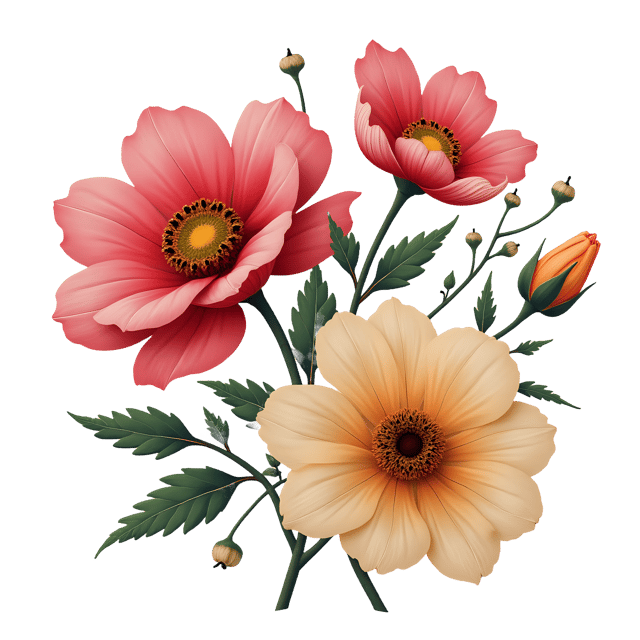 Free transparent PNG: Oil Paint Flowers  Thick Texture Art Clipart, free downloadable png