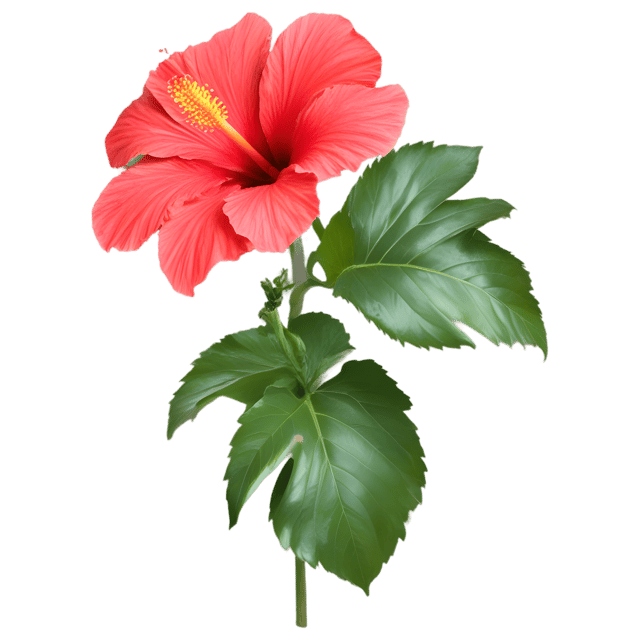 Free transparent PNG: Hibiscus Flower Transparent PNG for Botanical Art and Design