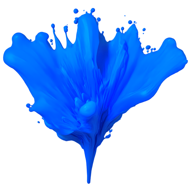Free transparent PNG: Indigo Color Splash PNG with Transparent Background for Creative Use