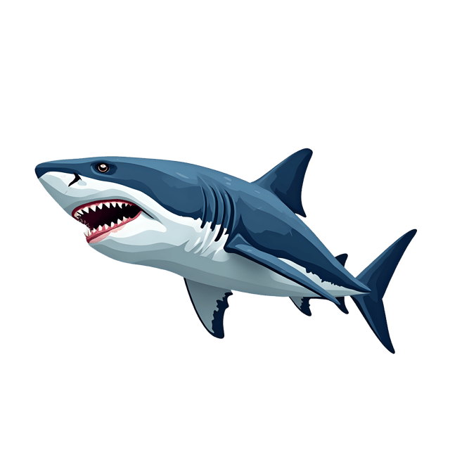 Free transparent PNG: Shark Pencil Sketch for Marine Life Art and Educational Content