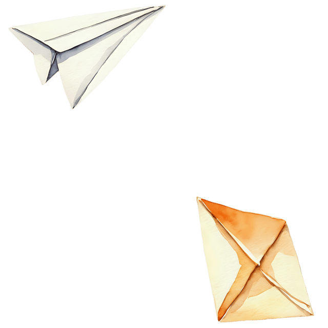 Free transparent PNG: Watercolor Paper Plane PNG – Transparent Background Art Illustration