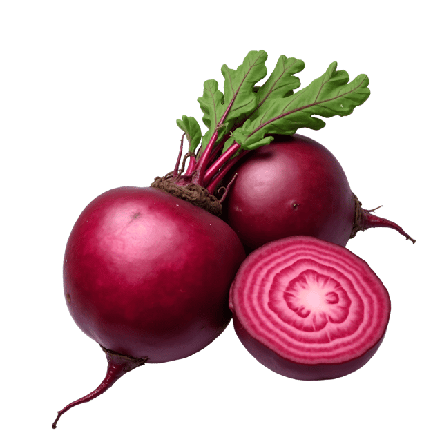 Free transparent PNG: Deep Red Beetroot Clipart with Lustrous Skin for Visual Design