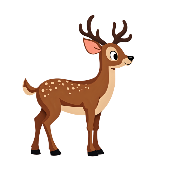 Free transparent PNG: Deer in Profile Cameo  Wildlife Clipart, free downloadable png