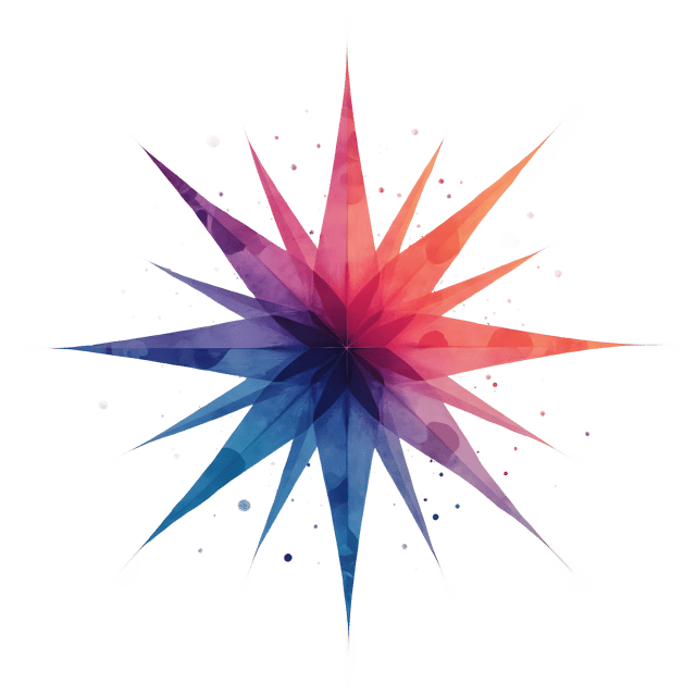 Free transparent PNG: Glitchy Star Burst  Free Abstract PNG Download