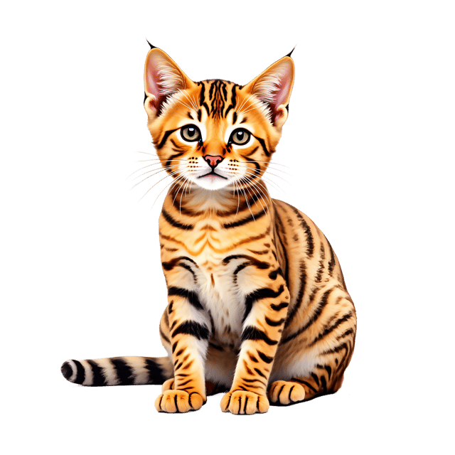 Free transparent PNG: Bengal Cat PNG Download  Exquisite Feline Clipart for Art  Design Projects