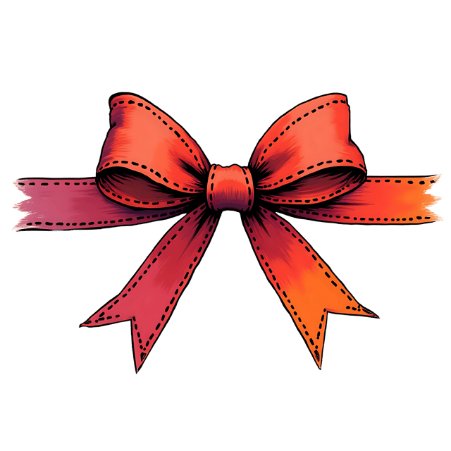 Free transparent PNG: Dotted Ribbon Wrap  Bright Colors Clipart, free transparent png download