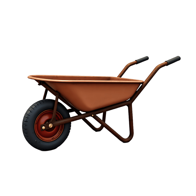 Free transparent PNG: Garden Wheelbarrow  Rustic Garden Tool, free downloadable png