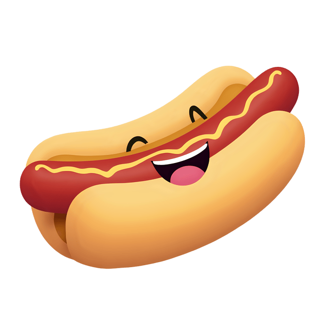 Free transparent PNG: Hot Dog with Smile  Food Clipart, free png download