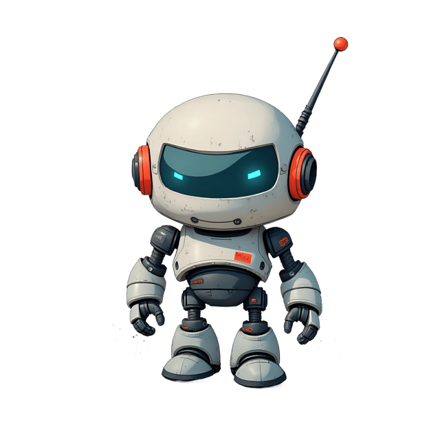 Free transparent PNG: Robot with Antenna  Futuristic Tech Clipart, free downloadable png