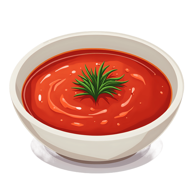 Free transparent PNG: Borscht Soup with Dill Garnish  Free PNG Download for Kitchen Clipart