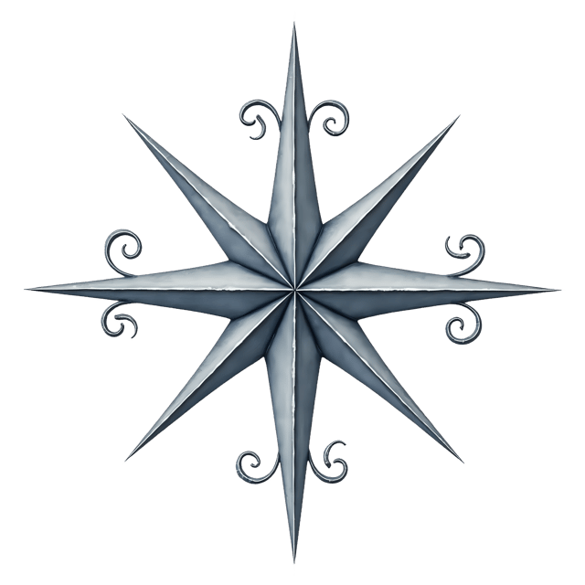 Free transparent PNG: Silver Star Ornament  Elegant Christmas Clipart, free download png