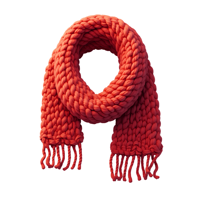 Free transparent PNG: Knitted Scarf  Handmade Winter Accessory, free downloadable png