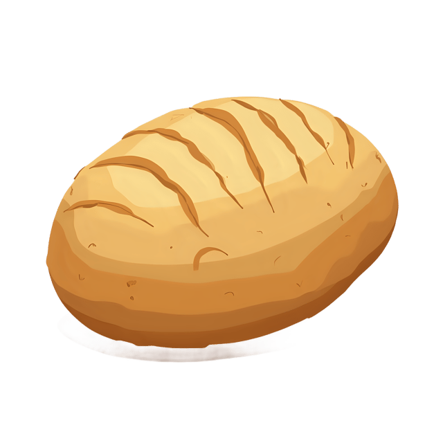 Free transparent PNG: Potato Bread Loaf  Bakery Clipart, free download png