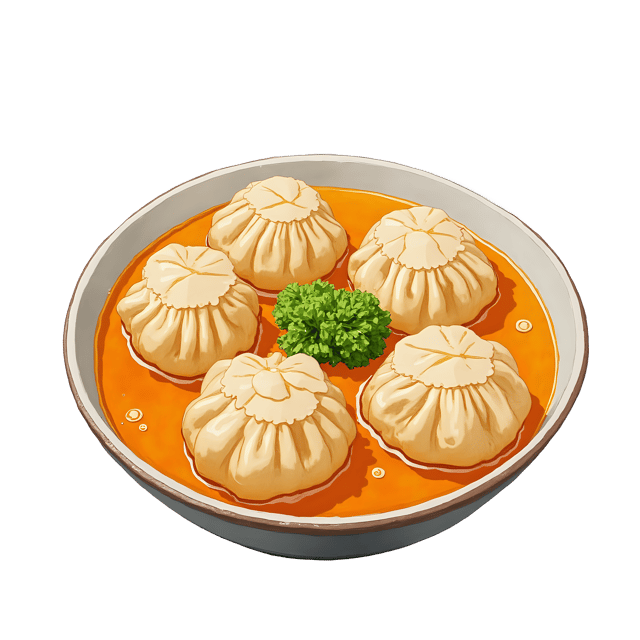 Free transparent PNG: Wonton Soup with Golden Broth  Asian Cuisine Clipart, free transparent png download