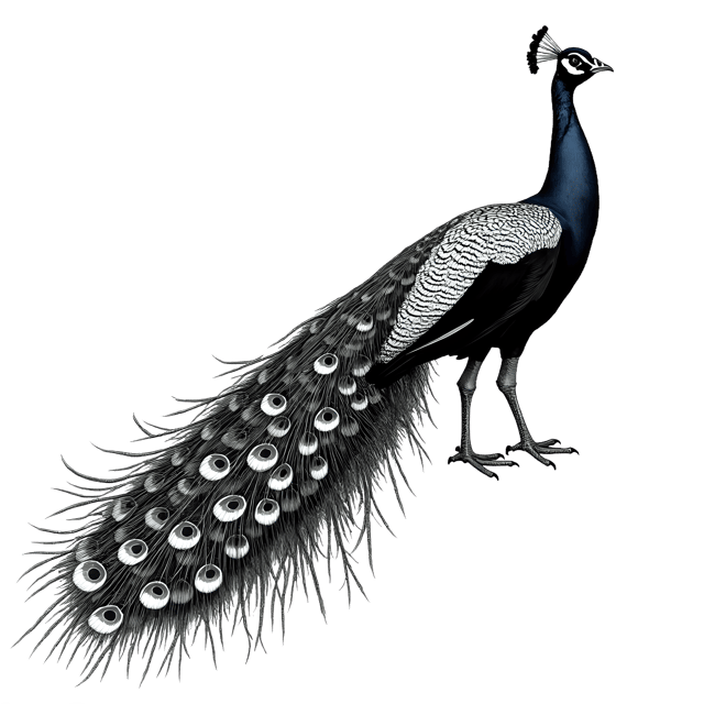 Free transparent PNG: Peacock PNG Clipart  Elegant Bird Clipart for Design and Decor