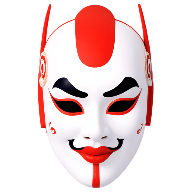 Free transparent PNG: Chinese Opera Mask PNG with Transparent Background for Art and Design