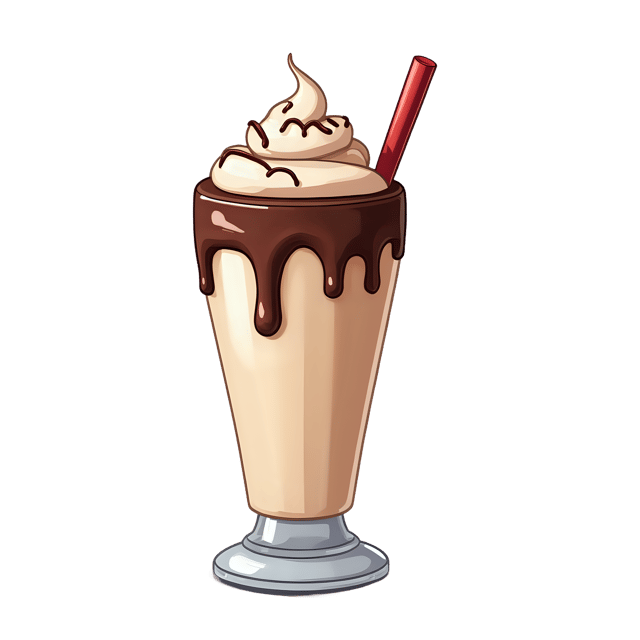 Free transparent PNG: Milkshake Glass  Dessert Clipart, free transparent png download