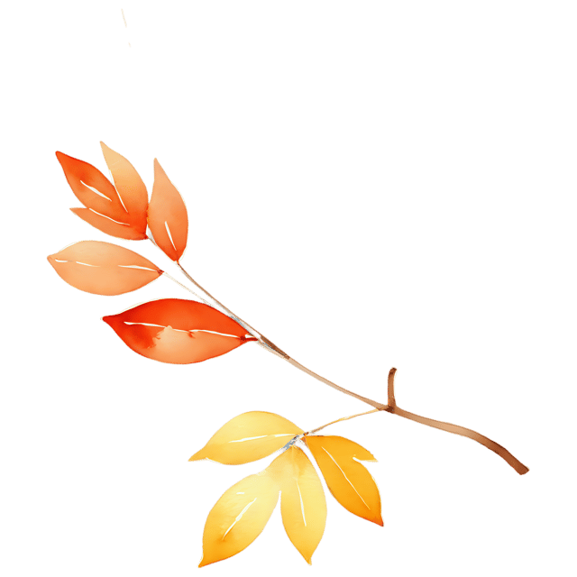 Free transparent PNG: Autumn Leaves Watercolor Illustration – Transparent PNG for Artists & Designers