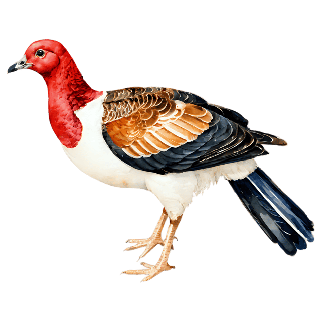 Free transparent PNG: Turkey Watercolor Illustration – Transparent PNG for Crafts & Decor