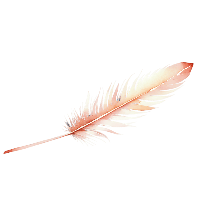 Free transparent PNG: Feather Watercolor Illustration - Transparent PNG for Various Creative Uses