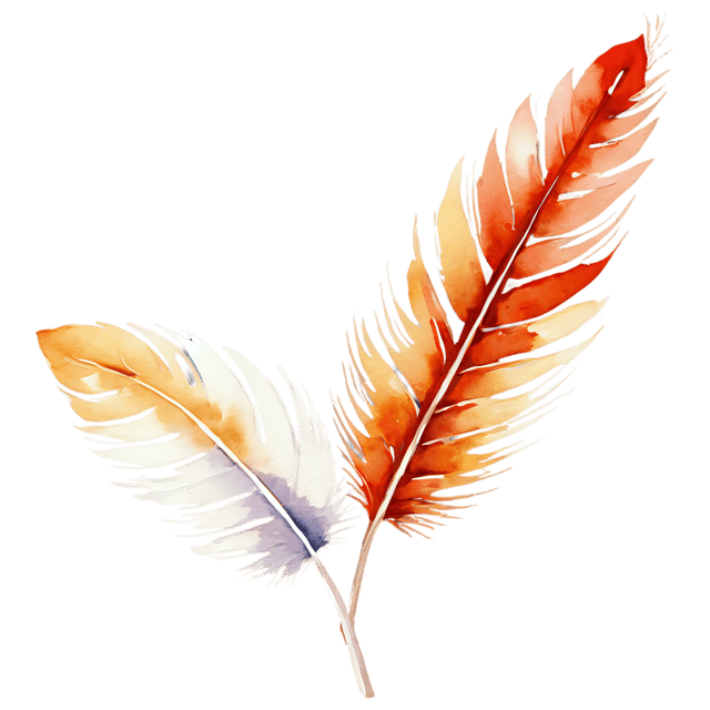 Free transparent PNG: Turkey Feather Watercolor Illustration – Transparent PNG Clipart
