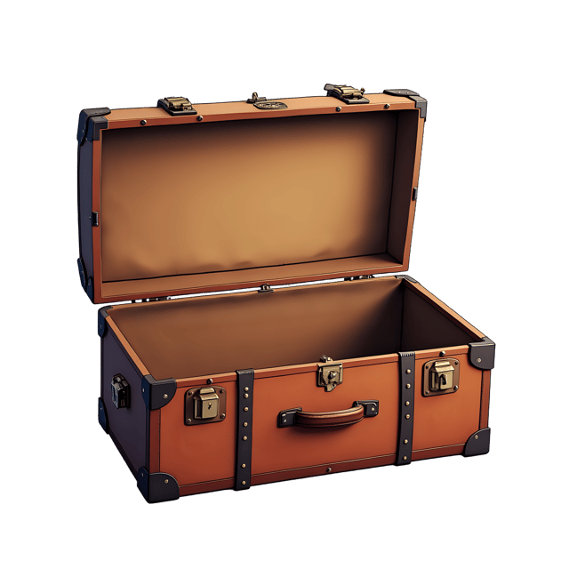 Free transparent PNG: Trunk Suitcase Travel Art Deco Style