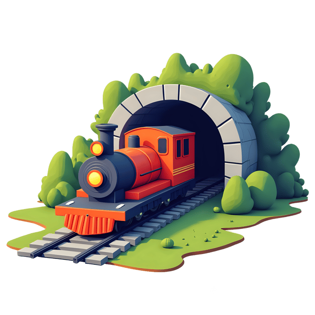 Free transparent PNG: Train Moving Through Tunnel PNG Transparent Background