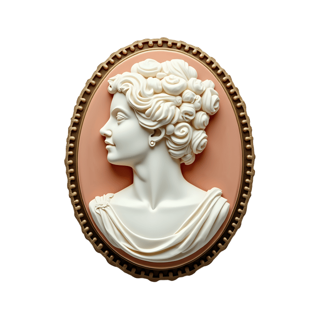 Free transparent PNG: Edwardian Cameo Jewel  Antique Jewelry PNG, Free Downloadable Clipart