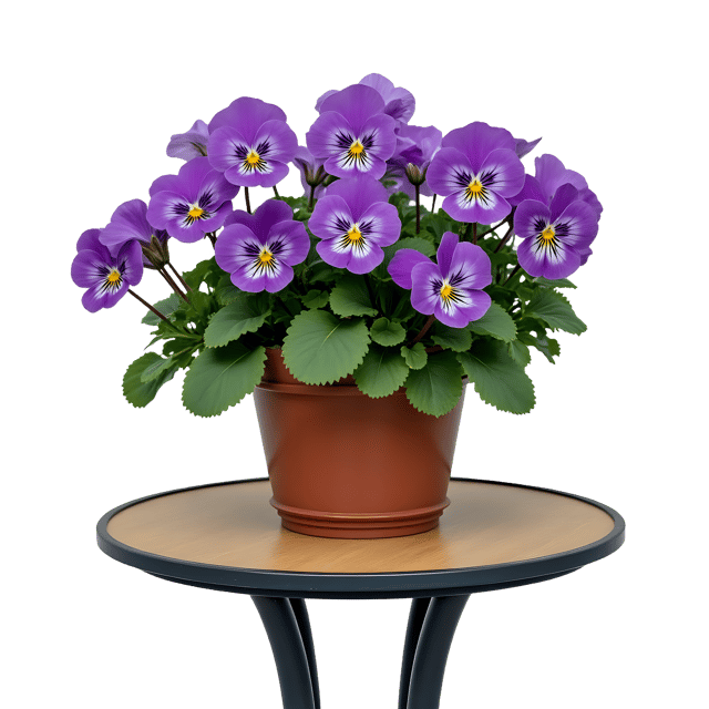 Free transparent PNG: Purple Pansies Transparent PNG for Floral Design and Crafts