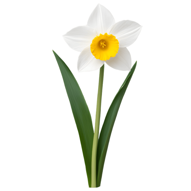 Free transparent PNG: Daffodil Flower Transparent PNG Background for Floral Design and Crafts