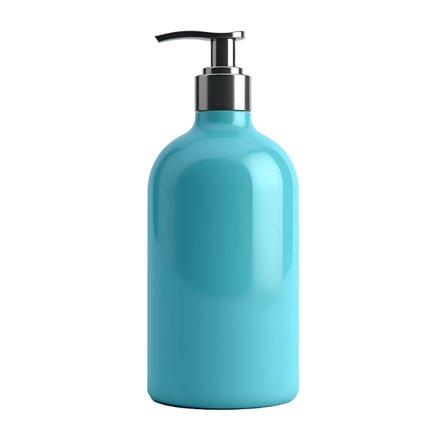 Free transparent PNG: Blue Dish Soap Bottle PNG with Transparent Background for Packaging and Branding