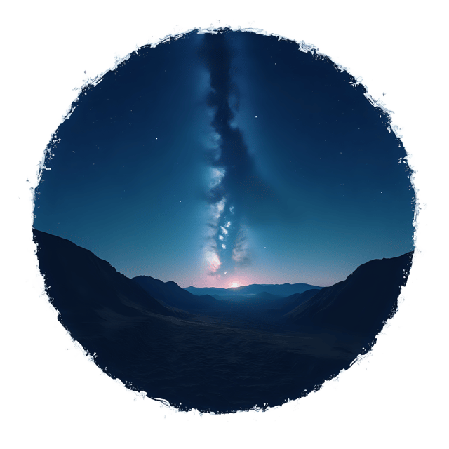 Free transparent PNG: Tiny World of Stars at Night - Transparent PNG Background