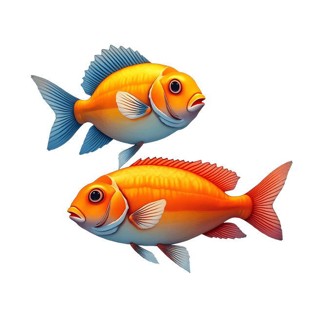 Free transparent PNG: Colorful Fish PNG with Transparent Background for Underwater and Marine Art