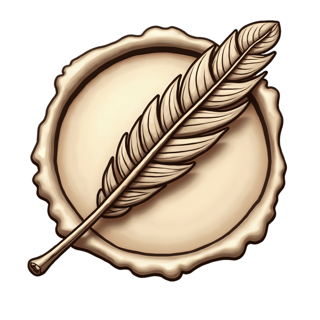 Free transparent PNG: Vintage Writing Feather Over Wax Seal  Classic Stationery Clipart, free downloadable png