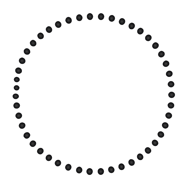 Free transparent PNG: Round Dotted Frame  Unique Design Clipart, free transparent png download
