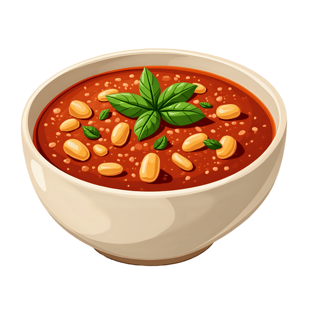 Free transparent PNG: Jambalaya Soup with Herb Garnish  Free PNG Download for Recipe Imagery