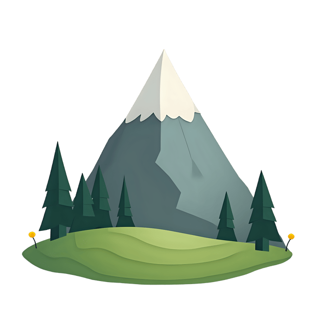 Free transparent PNG: Mountain Scene Cameo  Landscape Clipart, free download png
