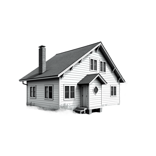 Free transparent PNG: Transparent House PNG Outline for Clarity and Simplicity in Decor and Design
