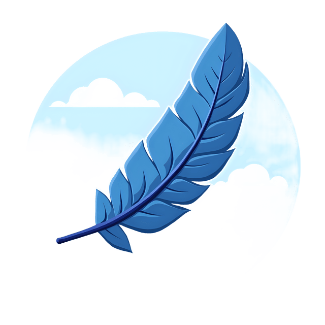 Free transparent PNG: Blue Jay Feather Under Clear Sky  Bird Clipart, free downloadable png