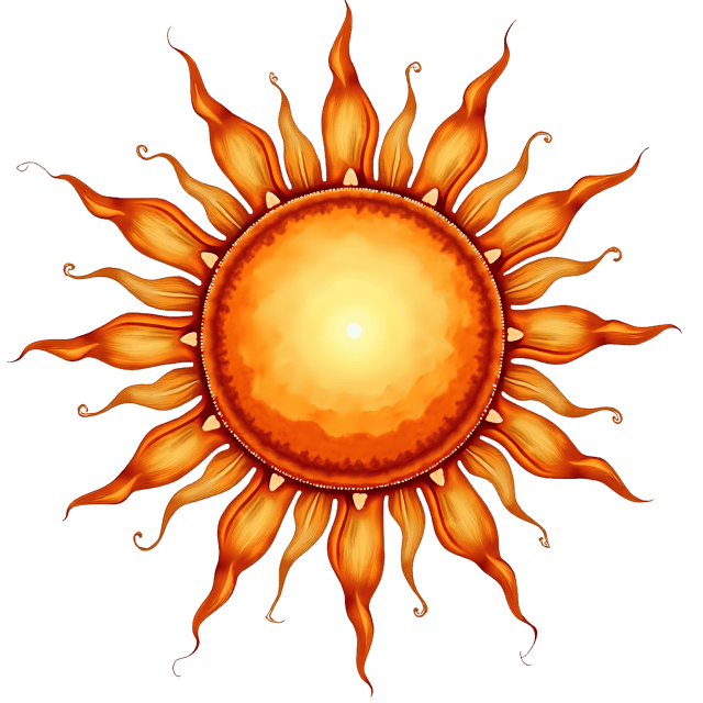 Free transparent PNG: Vintage Ornate Sun  Free Downloadable PNG Clipart