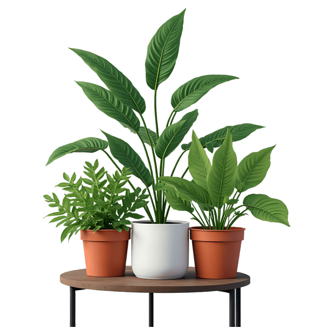 Free transparent PNG: Transparent Decorative Plant Stand PNG for Nursery and Craft Projects